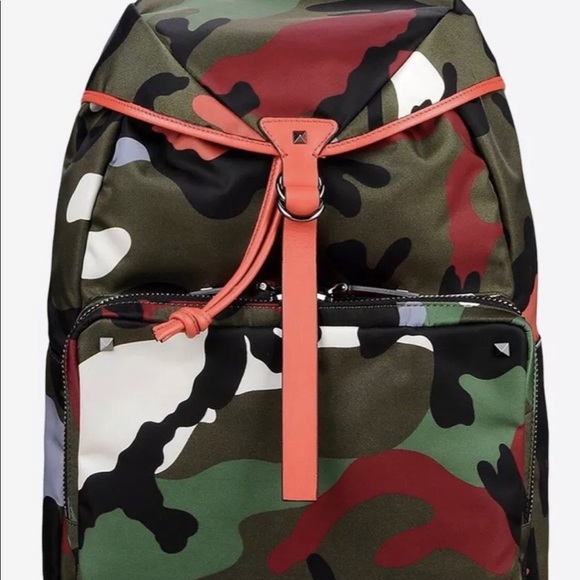 Valentino Military Backpack